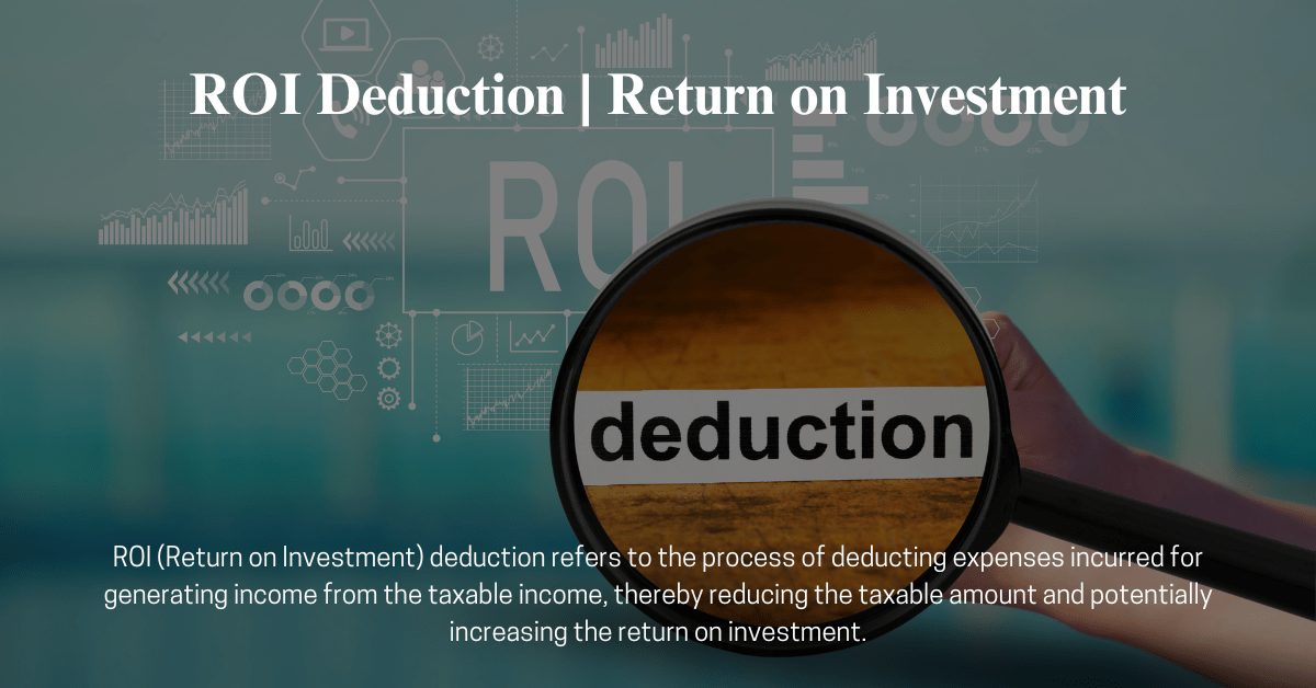 ROI Deduction | Return on Investment (Rapid Consulting)